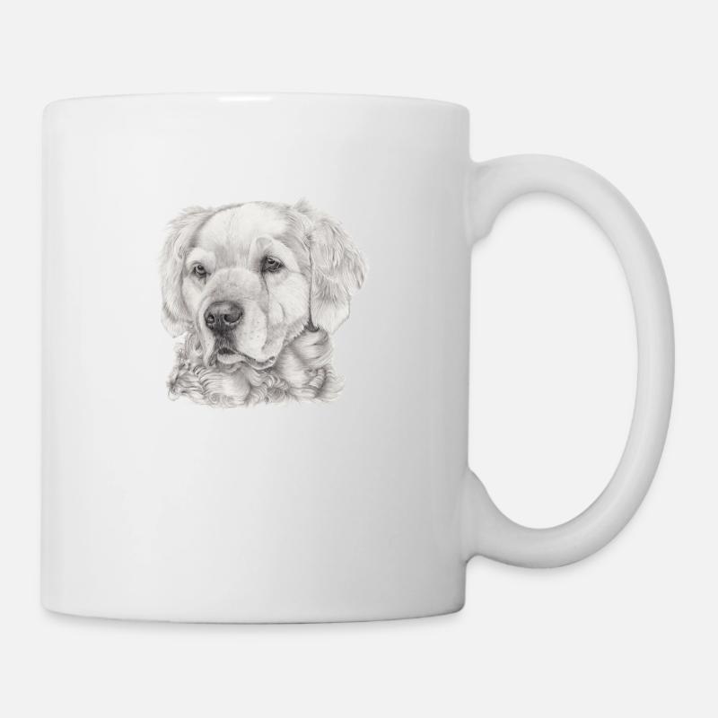 Golden Retriever - Tasse - Weiß