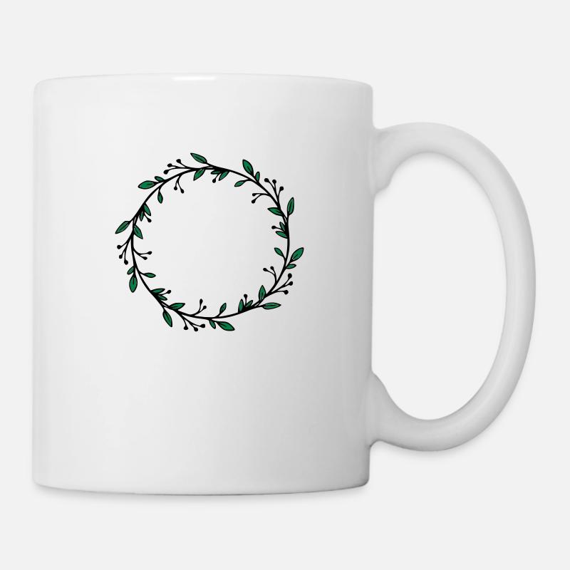 Geburtstagsshirt Zahl im Rahmen - Tasse - Weiß