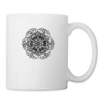 Mandala No. 1 - Tasse - Weiß - Rechts
