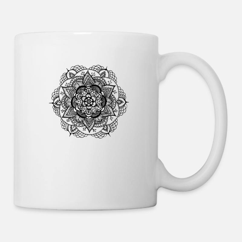 Mandala No. 1 - Tasse - Weiß