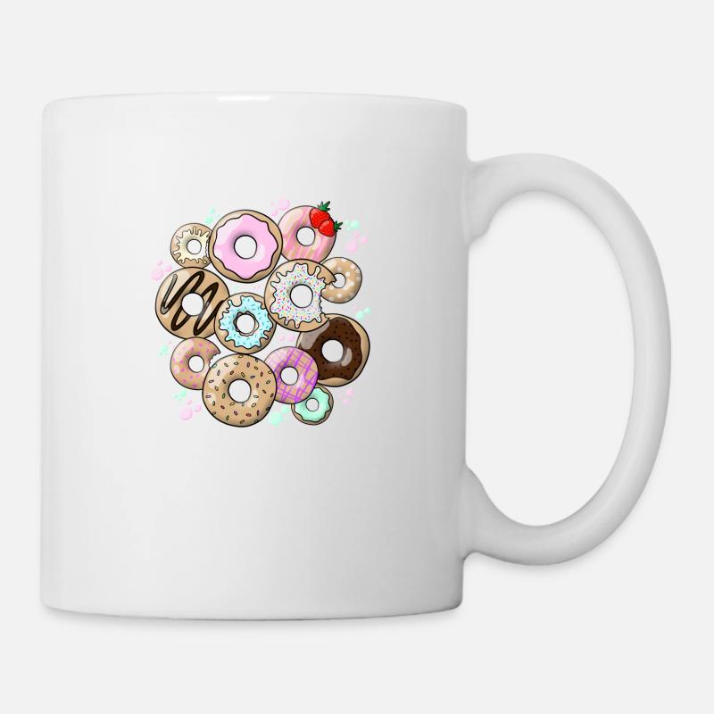 Donuts - Tasse - Weiß