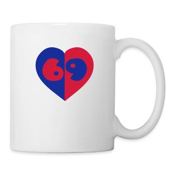 69 (V) - Mug blanc - blanc - Droite
