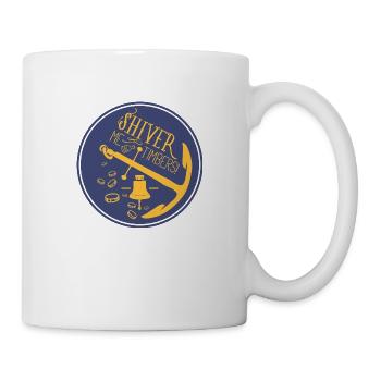 Wie Espenlaub zittern- Frecher Spruch - Tasse - Weiß - Rechts