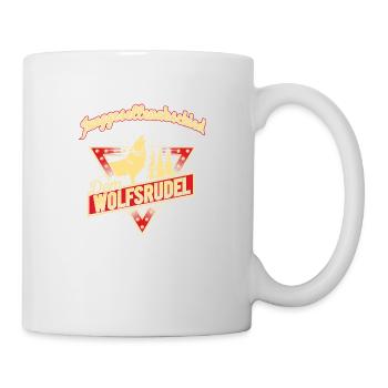 Junggesellenabschied Wolf JGA - Tasse - Weiß - Rechts