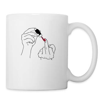 FUCK YOU - Tasse - Weiß - Rechts