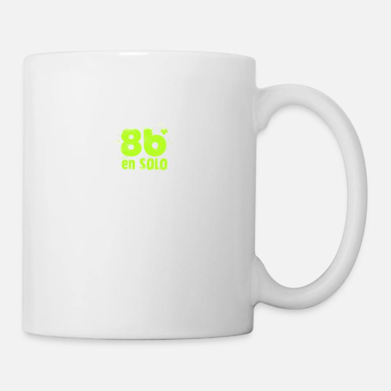 8b+ en solo - Mug blanc - blanc