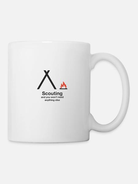 scouting - Mug - white