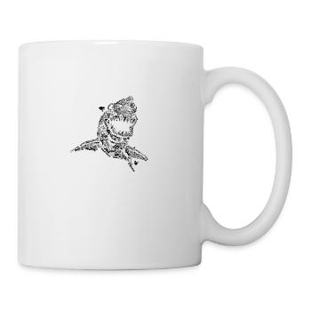 Sharkletters - Tasse - Weiß - Rechts