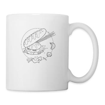 ICH LIEBE CARBS - Tasse - Weiß - Rechts