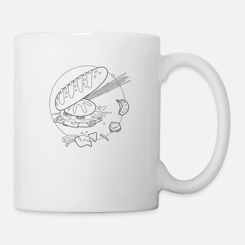 ICH LIEBE CARBS - Tasse - Weiß
