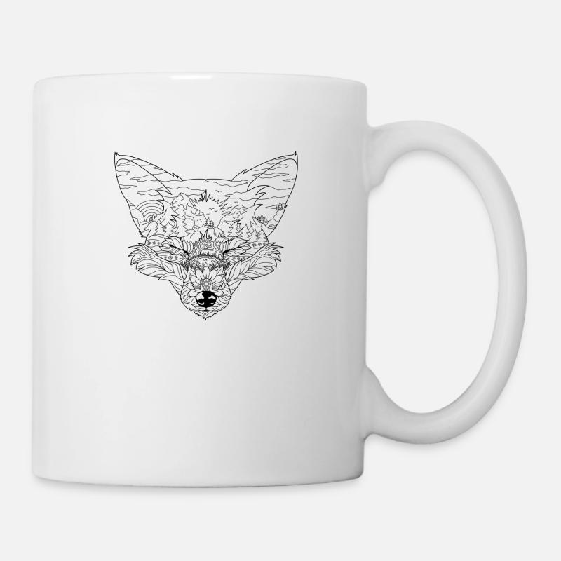 Fuchs - Tasse - Weiß
