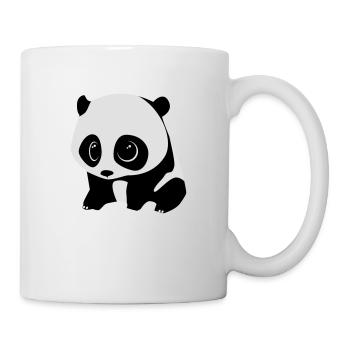 panda baby - Tasse - Weiß - Rechts