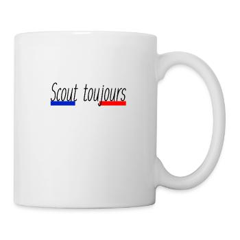 Scout toujours - Mug blanc - blanc - Droite