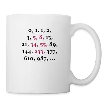 fibonacci sequence (2c) - Tasse - Weiß - Rechts