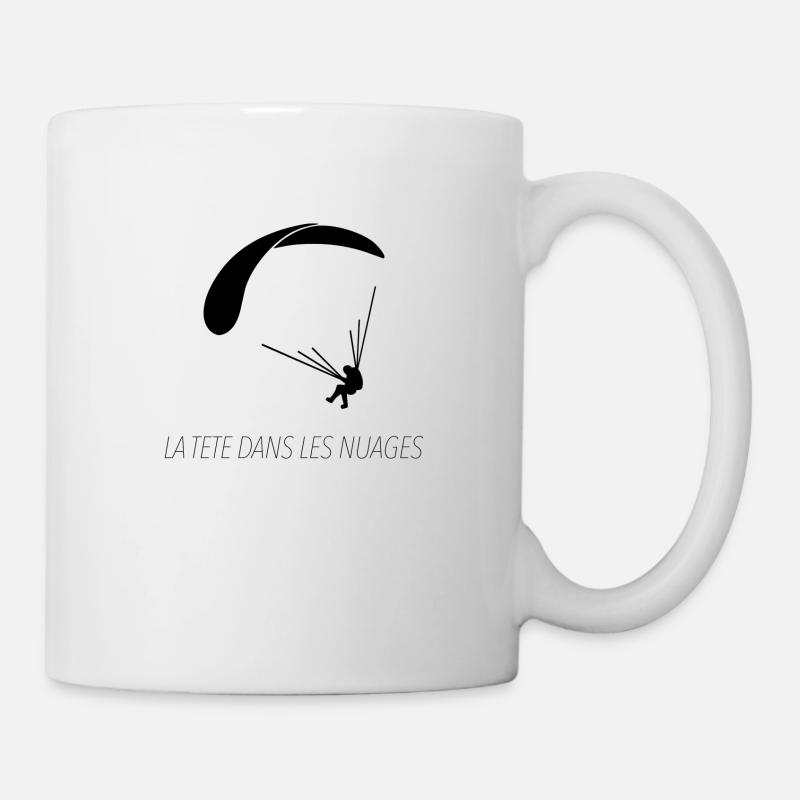 La tête dans les nuages - Mug blanc - blanc