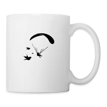 Parapente Oiseau Aile - Mug blanc - blanc - Droite
