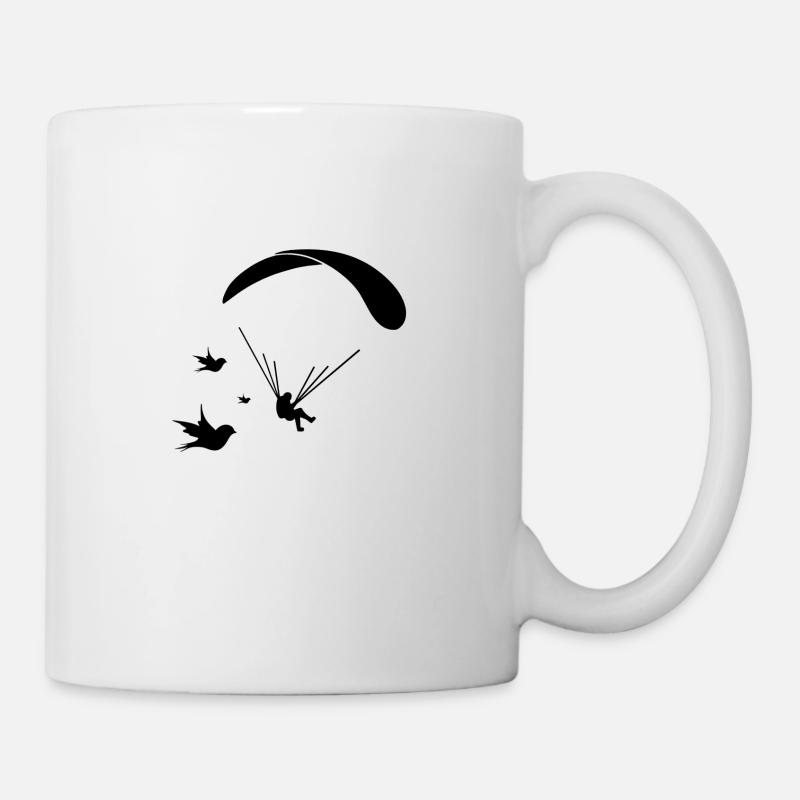Parapente Oiseau Aile - Mug blanc - blanc