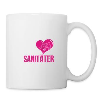 Diese Frau liebt ihren Sanitäter - Tasse - Weiß - Rechts