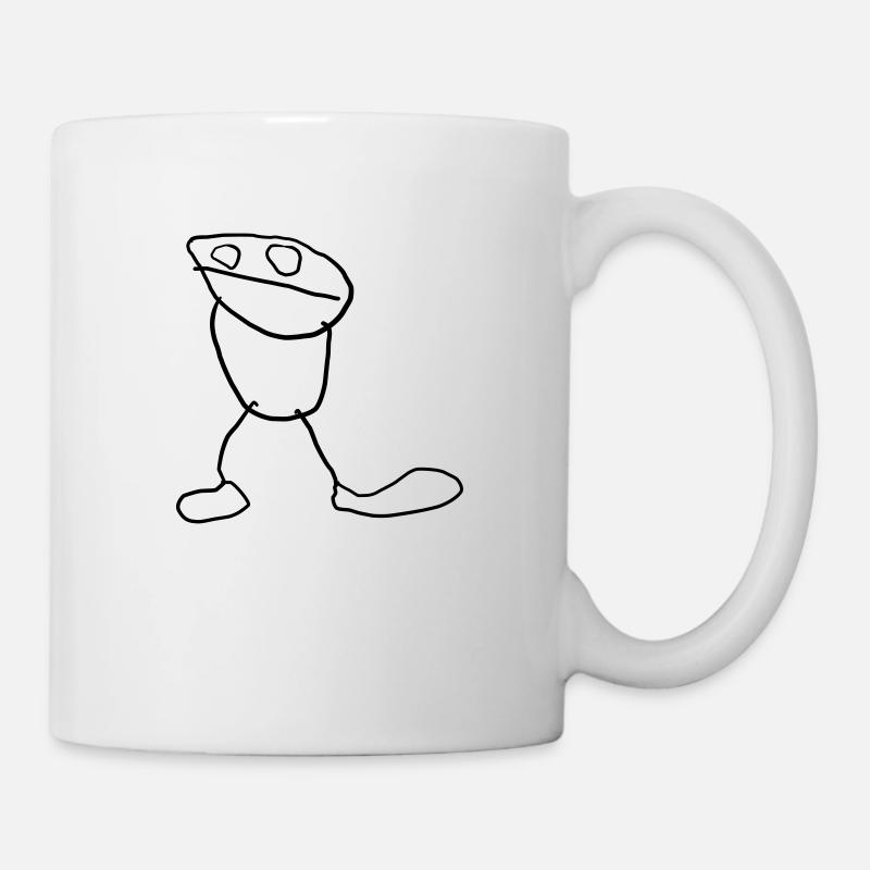 Männchen (by Linus) - Tasse - Weiß
