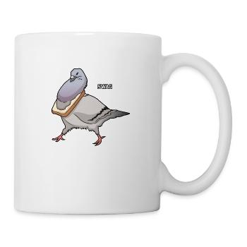 Swag Taube - Tasse - Weiß - Rechts