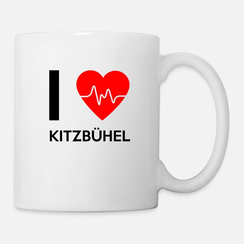 I Love Kitzbühel - Ich liebe Kitzbühel - Tasse - Weiß