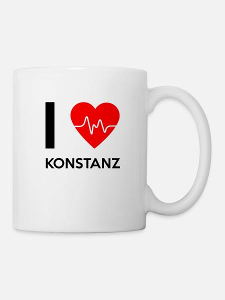 I Love Konstanz - Ich liebe Konstanz - Tasse - Weiß