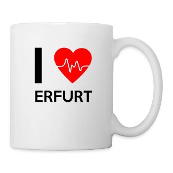 I Love Erfurt - I Love Erfurt - Mug - white - Right