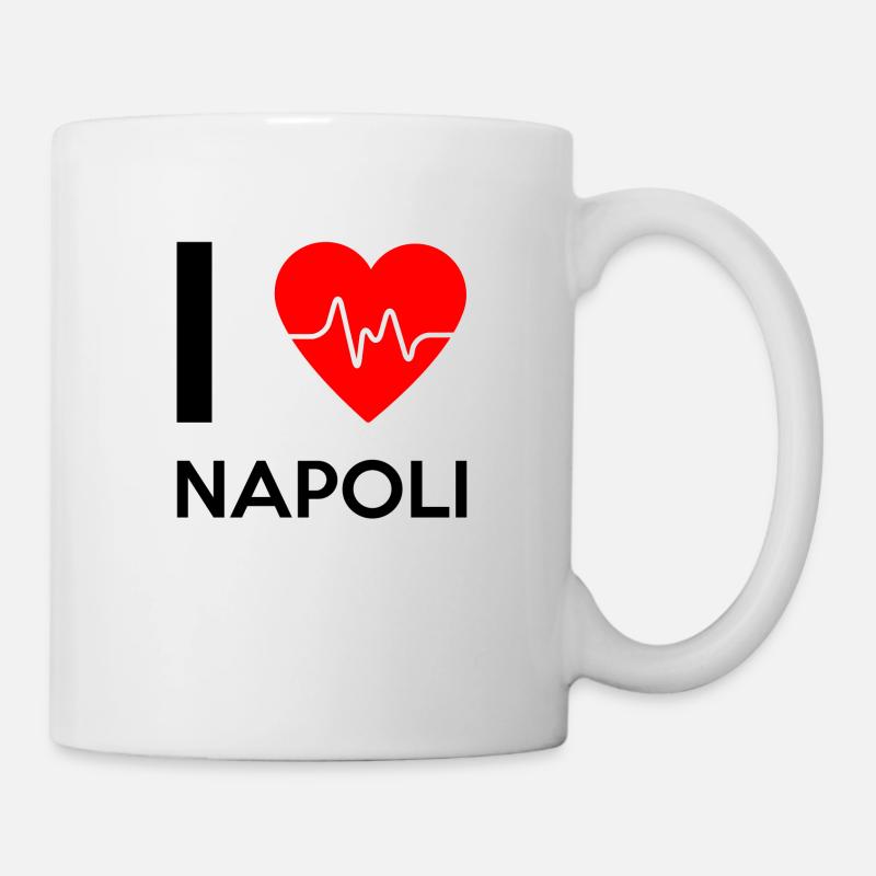 J'aime Napoli - I Love Napoli - Mug blanc - blanc