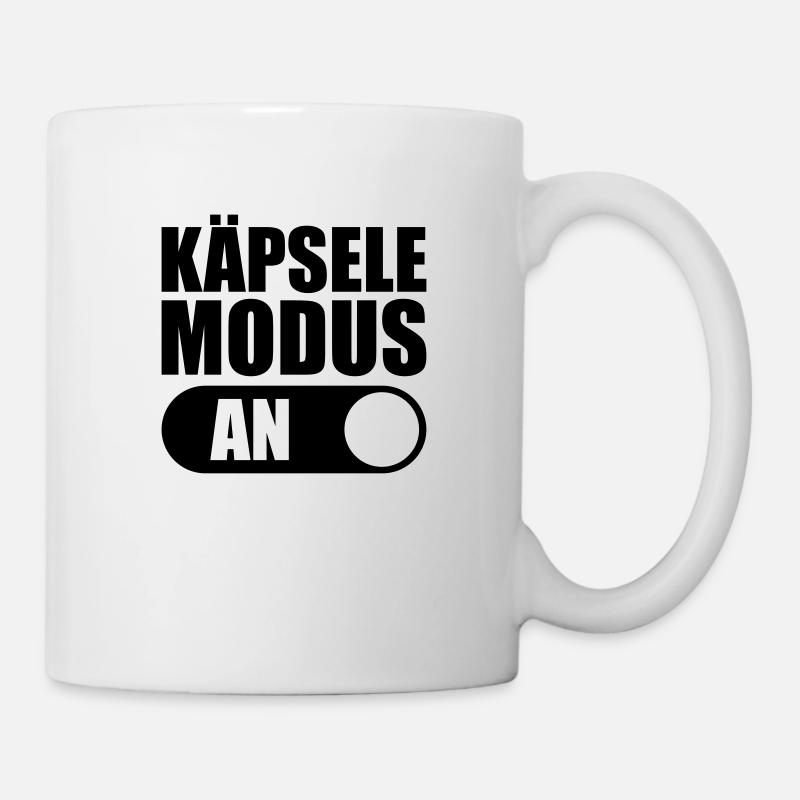 Käpselemodus - Tasse - Weiß