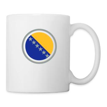 Bosnien Emblem - Tasse - Weiß - Rechts
