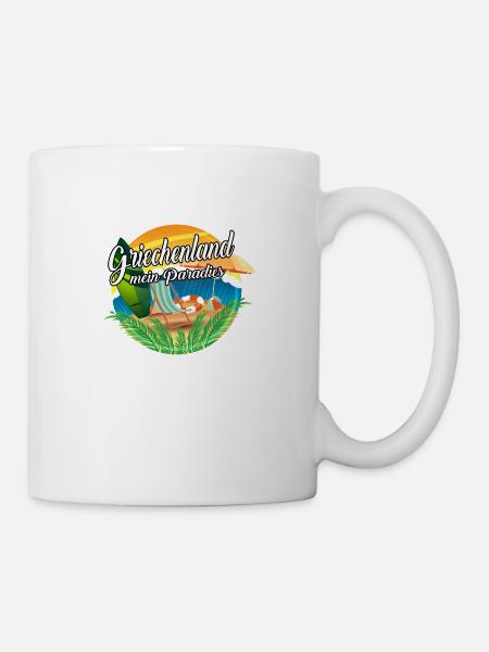 Griechenland - Mein Paradies - Tasse - Weiß
