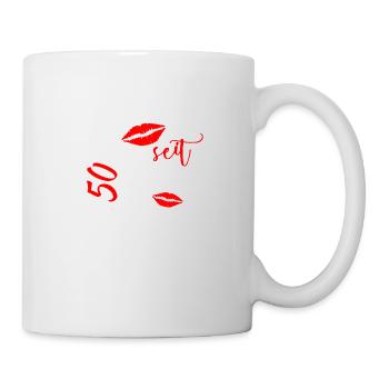 Sexy seit 50 Jahren - Tasse - Weiß - Rechts