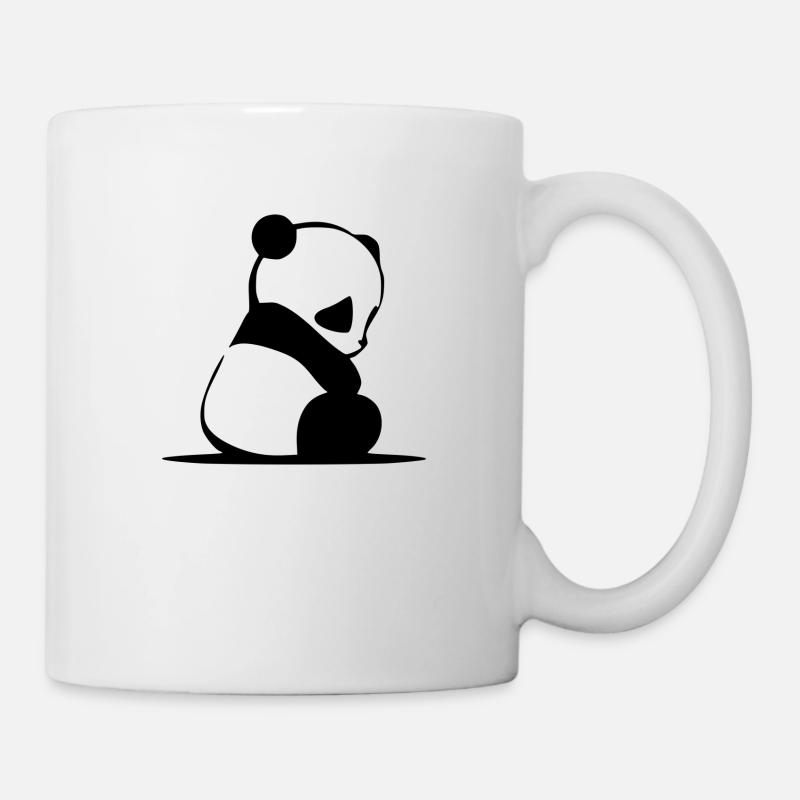 Panda triste douce - Mug blanc - blanc