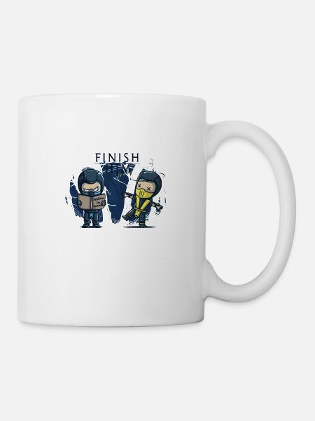 Finish him if you can - Mug blanc - blanc