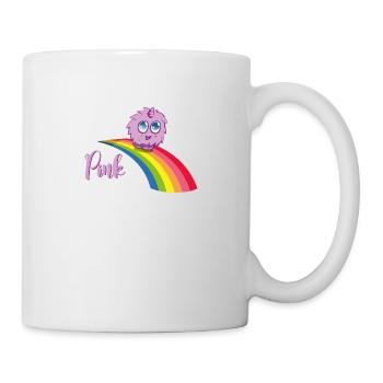 Pink fluffy Unicorn - Mug - white - Right