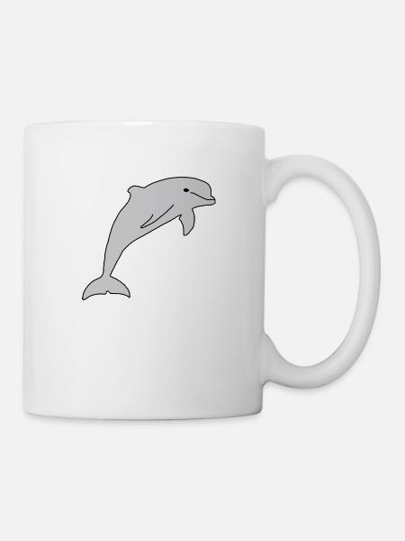 Dolphin - Tasse - Weiß