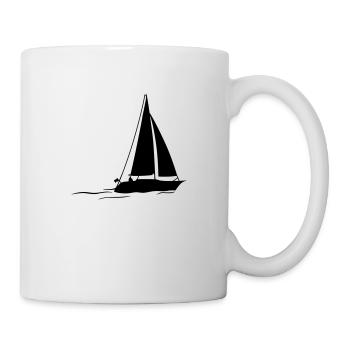 Segelboot - Tasse - Weiß - Rechts