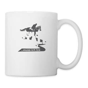 Pferd - Wenn der Stall ruft.. - Tasse - Weiß - Rechts