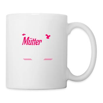 Mama Fußball - Tasse - Weiß - Rechts