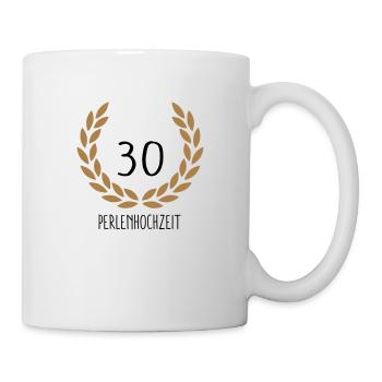 Hochzeitstag 30 - Tasse - Weiß - Rechts