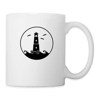 Leuchtturm - Tasse - Weiß - Rechts