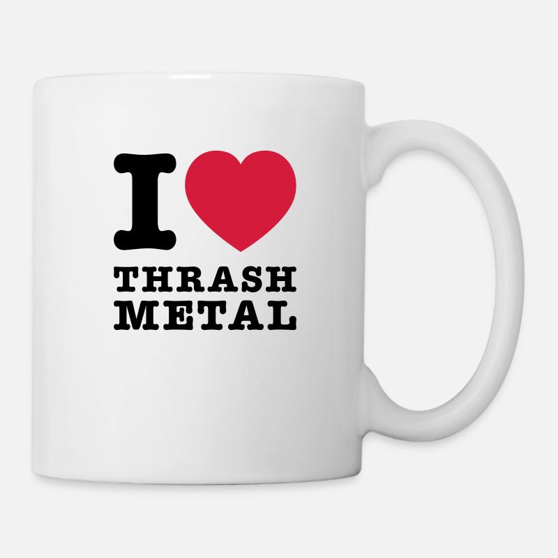 I Love Thrash Metal 2 - Tasse - Weiß