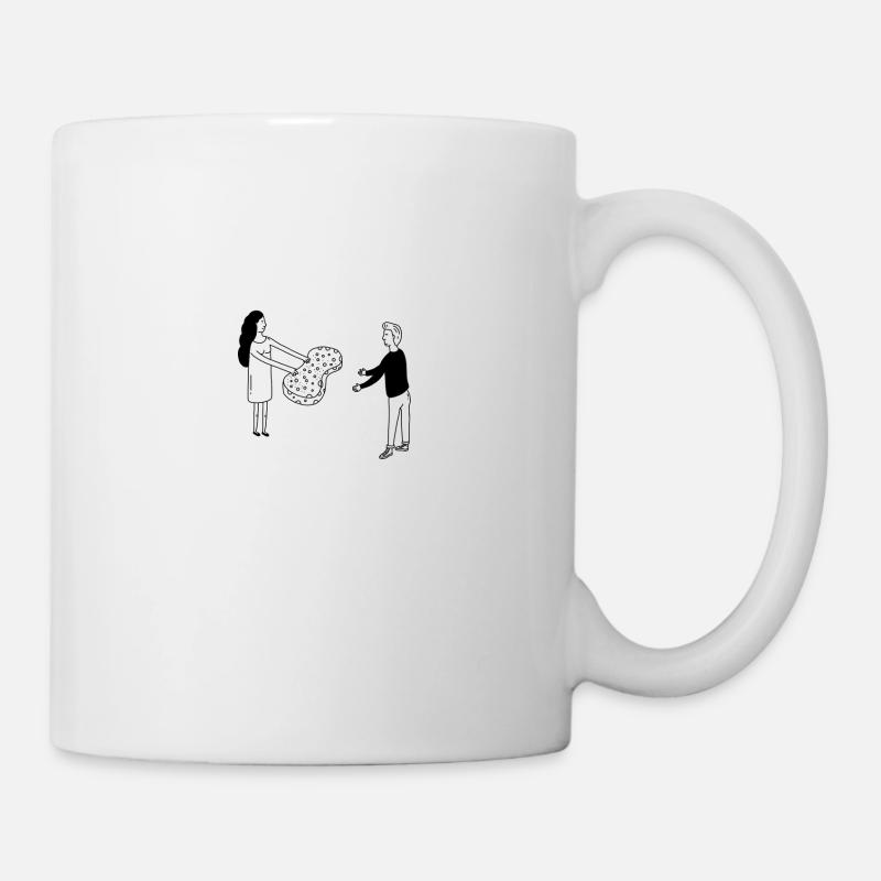 passer l'éponge - Mug blanc - blanc