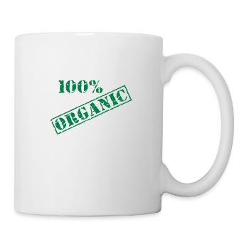 Jour de la Terre 100% bio - Mug blanc - blanc - Droite