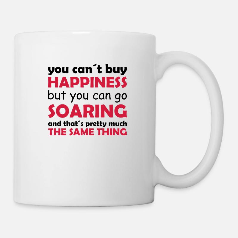 happiness soaring - Tasse - Weiß