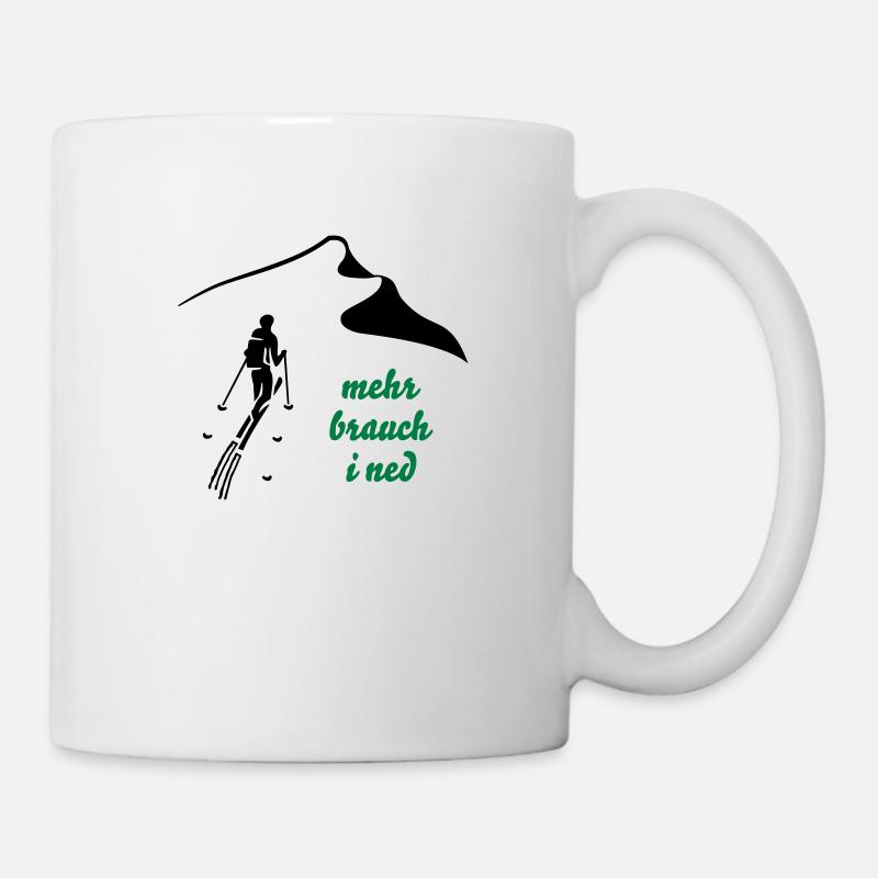 mbin Skitour - Tasse - Weiß