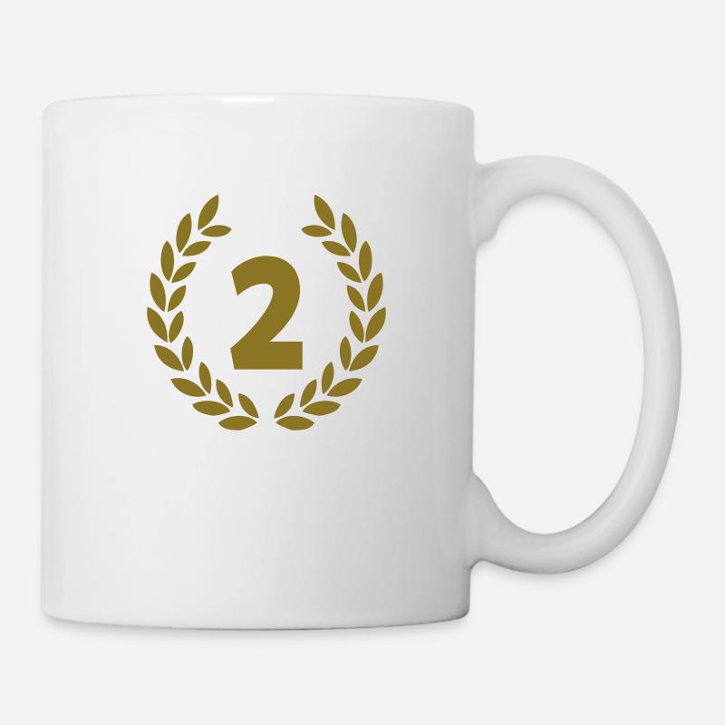 2 zwei zweiter Geburtstag - Tasse - Weiß