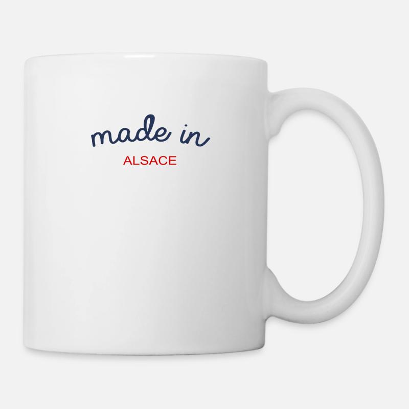 Made in Alsace - Mug blanc - blanc