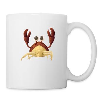 Crab red - Tasse - Weiß - Rechts