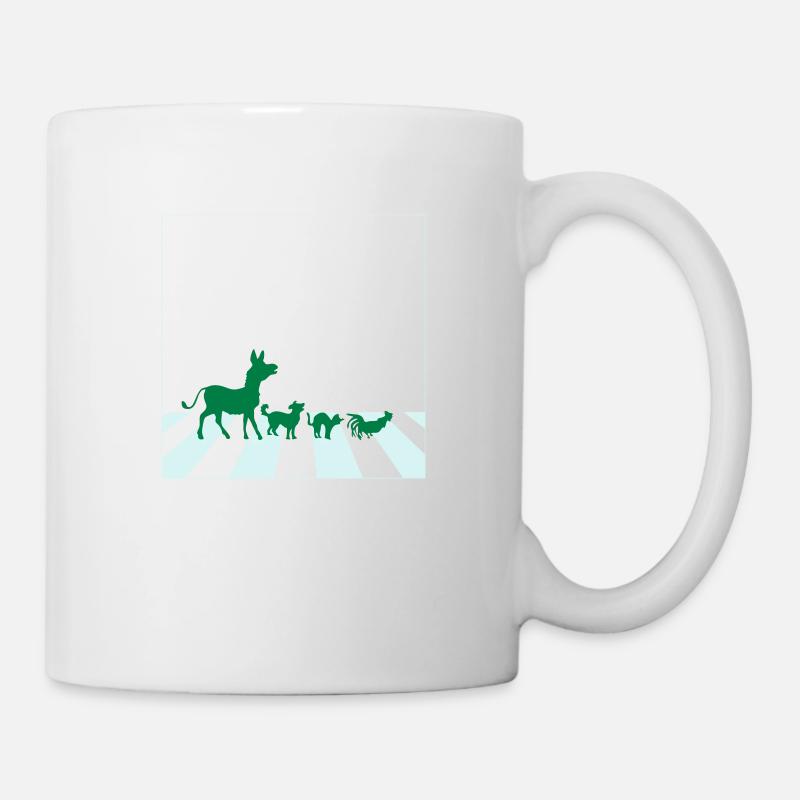 Abbey Road - Bremen Town Musicians - Mug - white
